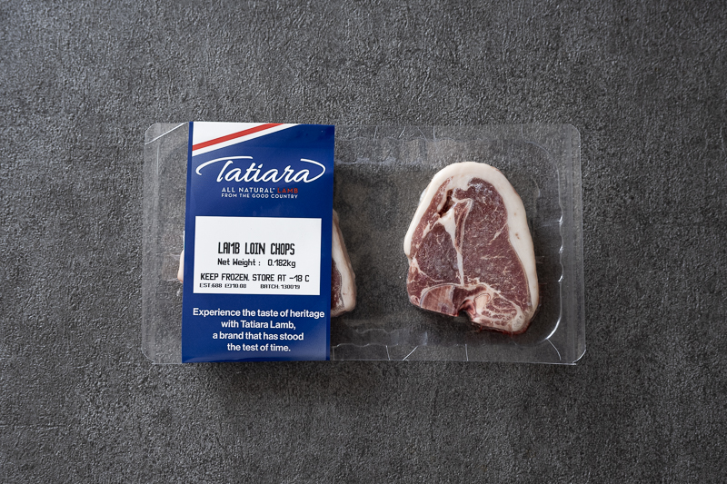 「ラムT-BONEステーキ/Tatiara/2枚入り135g-139g」